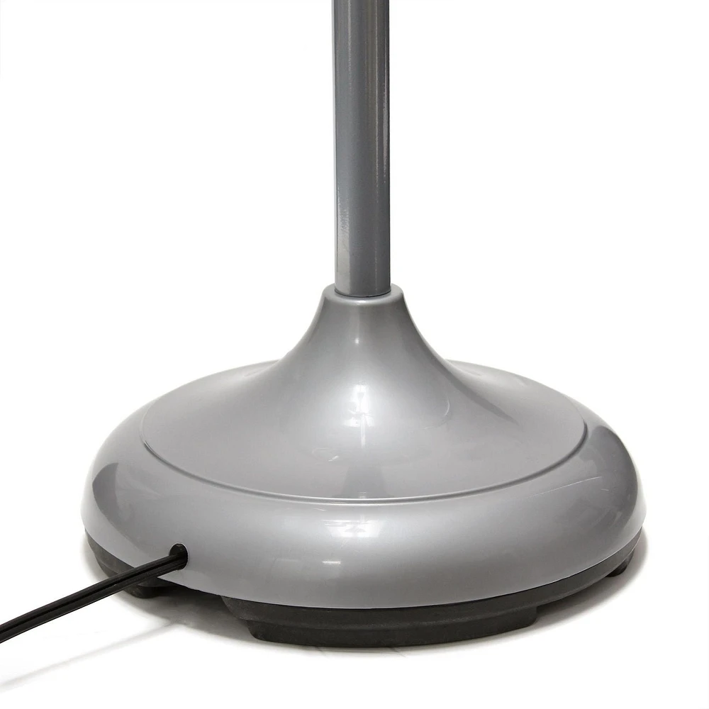 Simple Designs 5 Light Adjustable Gooseneck Floor Lamp
