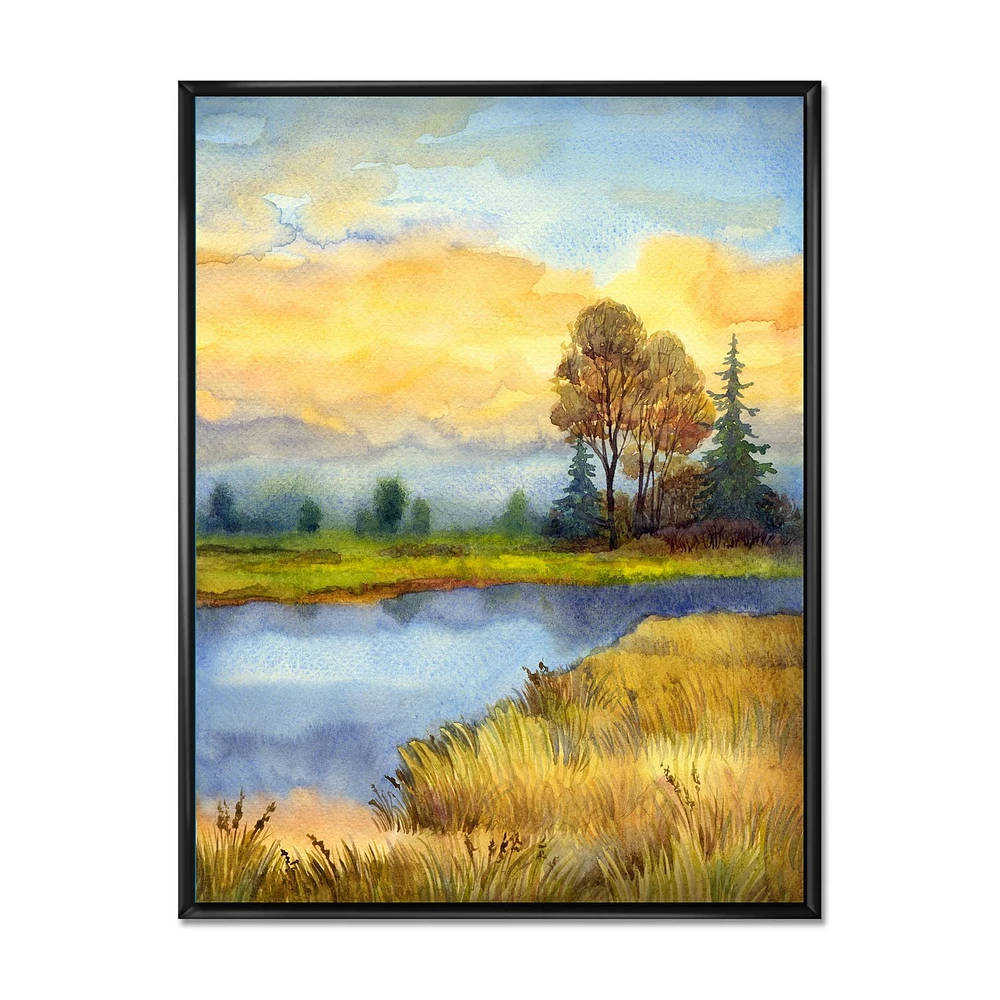 Designart The Awakening of Nature FLOAT FRAME WALL ART