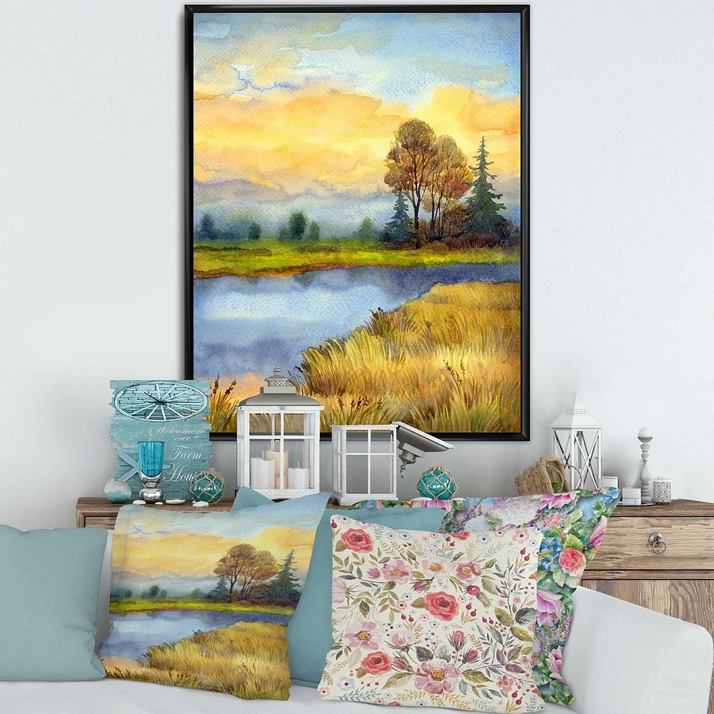 Designart The Awakening of Nature FLOAT FRAME WALL ART