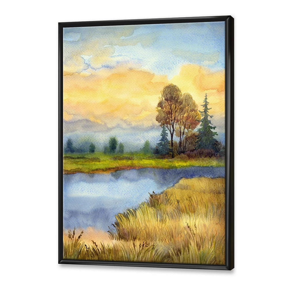 Designart The Awakening of Nature FLOAT FRAME WALL ART