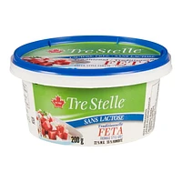 Tre Stelle Lactose Free Traditional Feta Cheese, 200 g