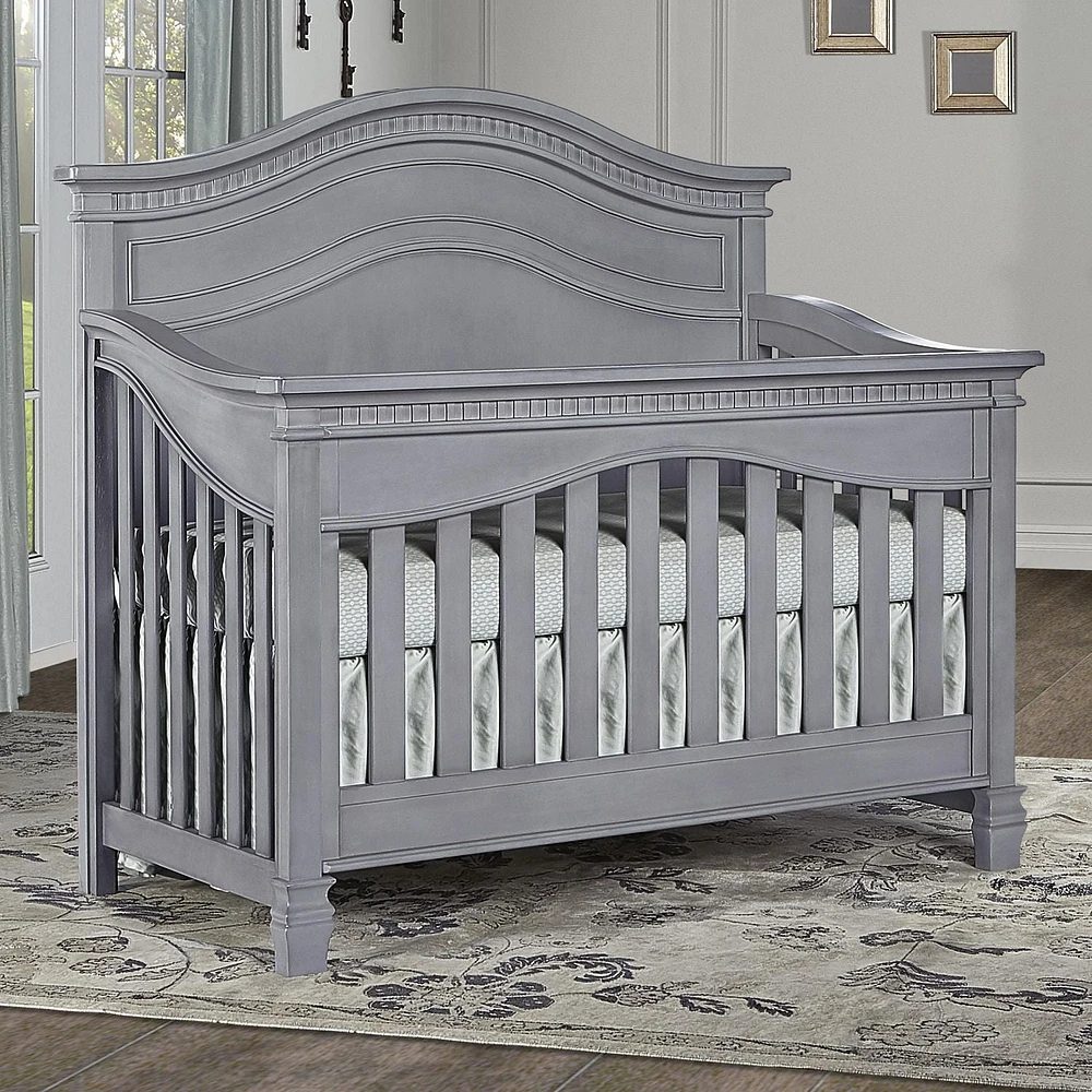 Evolur Cheyenne 5-in-1 Full Panel Convertible Crib, Model #88261