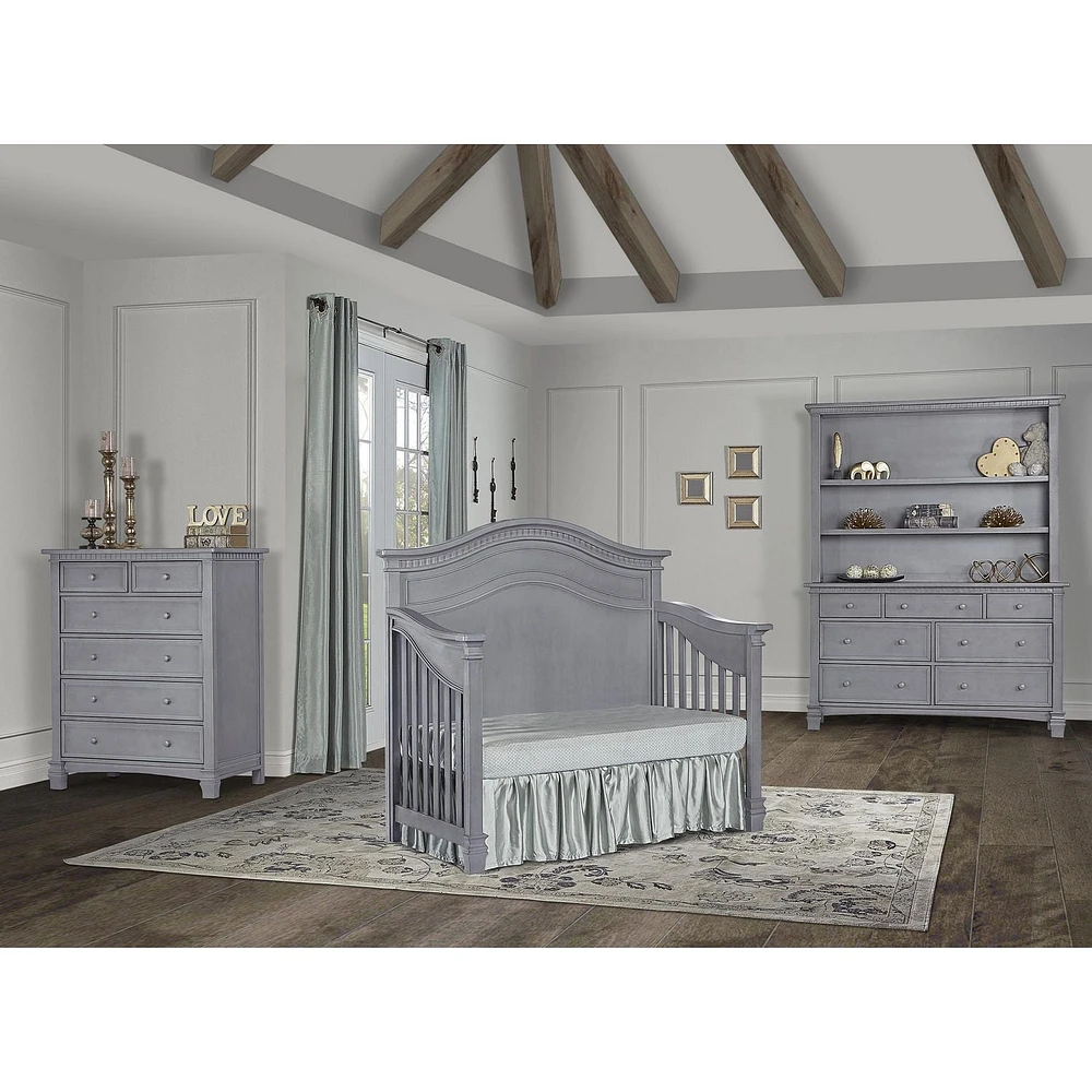 Evolur Cheyenne 5-in-1 Full Panel Convertible Crib, Model #88261