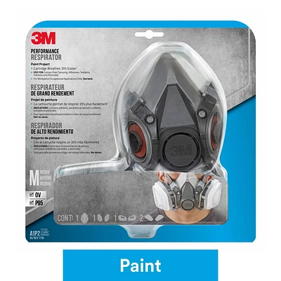 3M™ Performance Respirator 6211P1-DC, Paint Project, Organic Vapour/P95, Medium