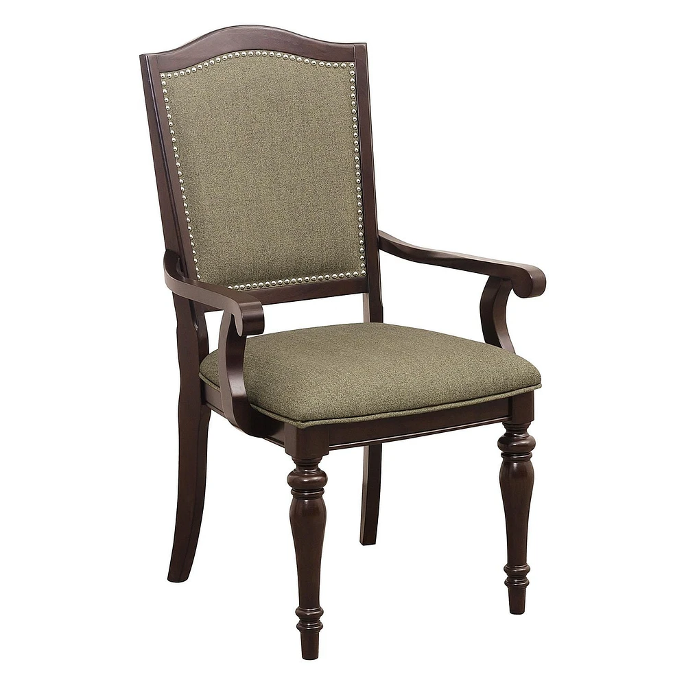 Topline Home Furnishings Neutral Tone Arm Chair