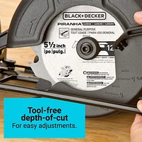 20V MAX* POWERCONNECT™ 5-1/2 in. Cordless Circular Saw, Tool Only