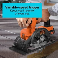 20V MAX* POWERCONNECT™ 5-1/2 in. Cordless Circular Saw, Tool Only