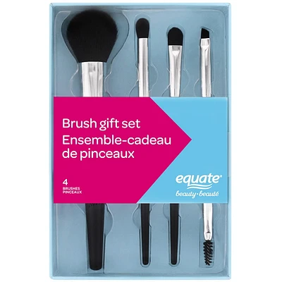 Ensemble-cadeau de pinceaux Equate Beauté Ensemble 4 pièces