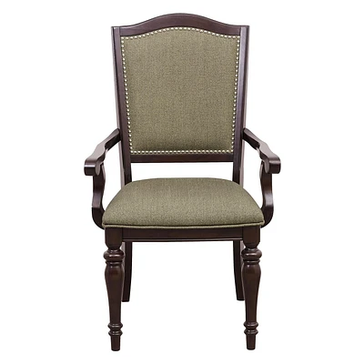 Topline Home Furnishings Neutral Tone Arm Chair