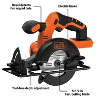 20V MAX* POWERCONNECT™ 5-1/2 in. Cordless Circular Saw, Tool Only