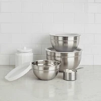 Stainless Steel Mixing Bowls with Lids