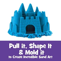 Kinetic Sand, The Original Moldable Sensory Play Sand, Blue, 2 lb. Resealable Bag, Ages 3+