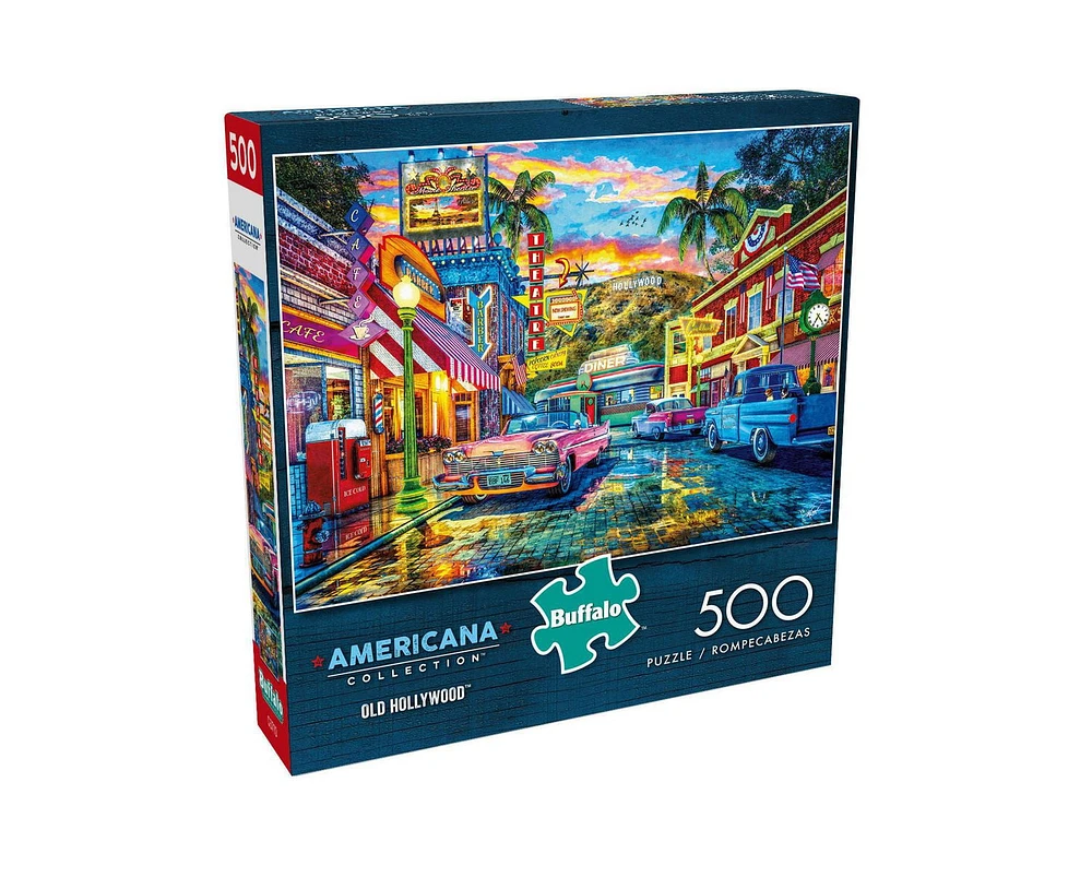 Buffalo Games - Americana Collection - Old Hollywood - 500 Piece Jigsaw Puzzle