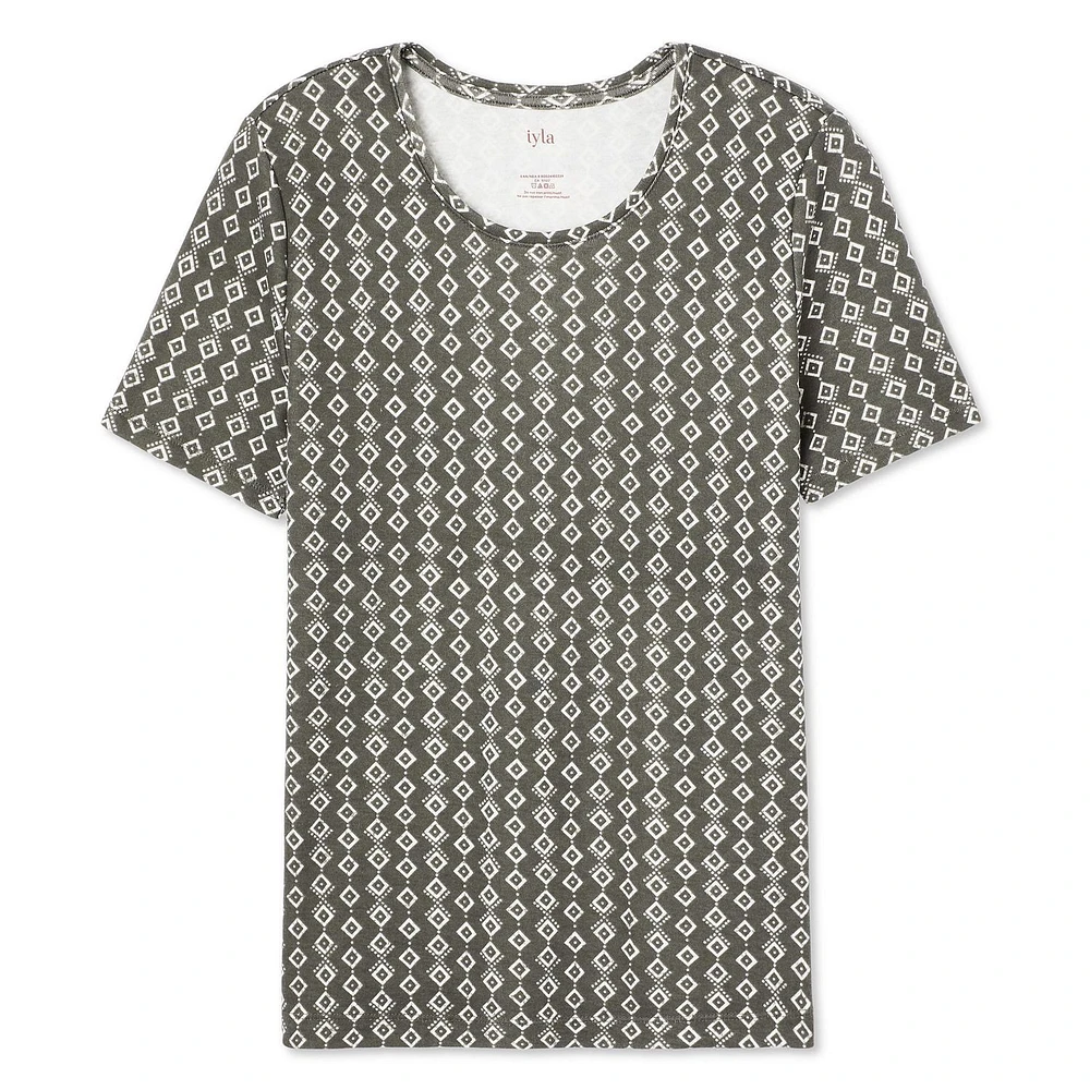 Haut en tricot interlock Iyla pour femmes Tailles P-TTG