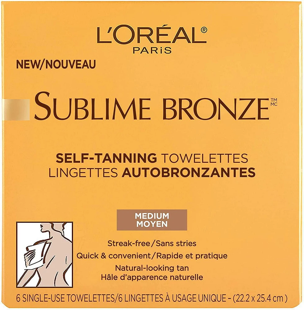L'Oreal Paris Sublime Bronze Sublime Bronze Lingettes Autobronzantes