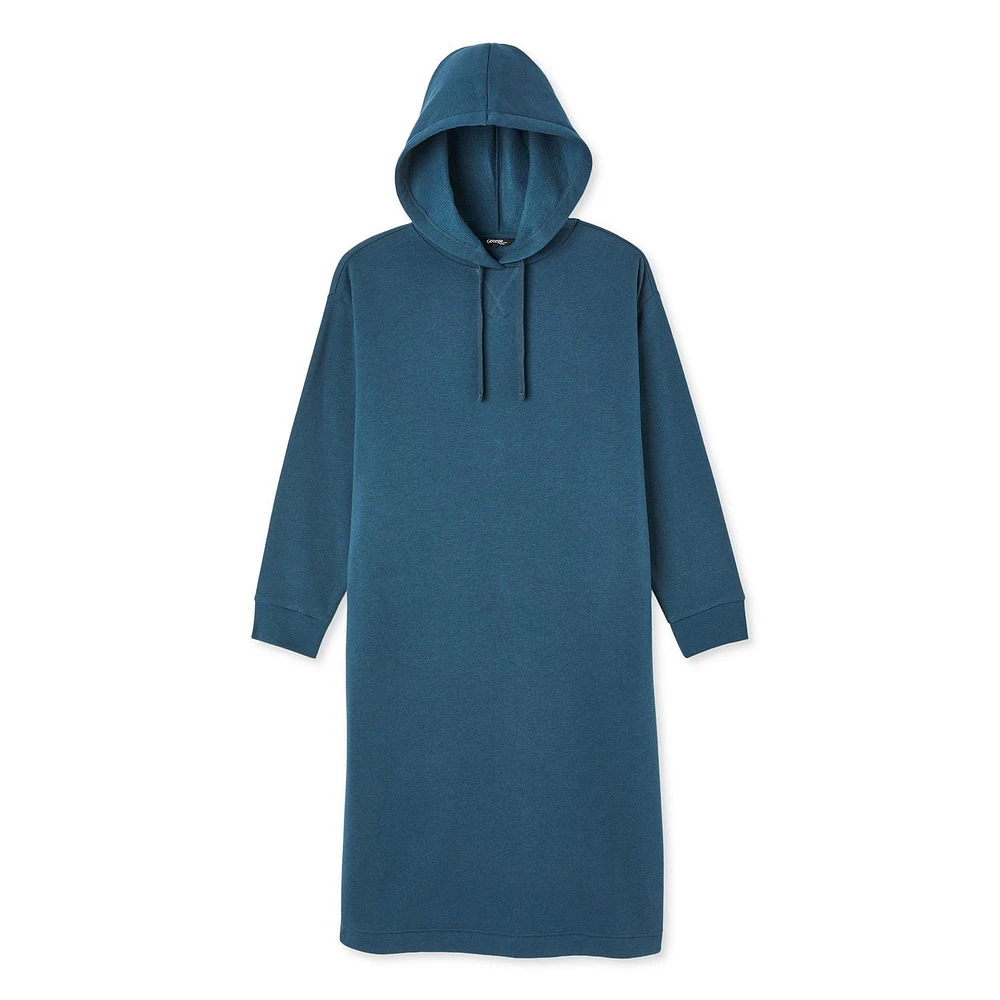 George Women's Plus Hooded Midi Dress