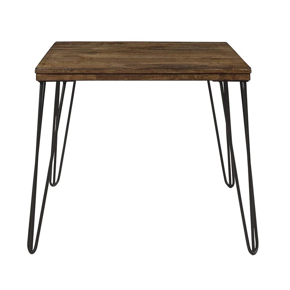 Topline Home Furnishings Rustic Oak End Table