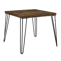 Topline Home Furnishings Rustic Oak End Table