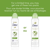 Antisudorifique en Vaporisateur à Sec Dove Advanced Care Essentiels Fraîcheur 107 g Antisudorifique