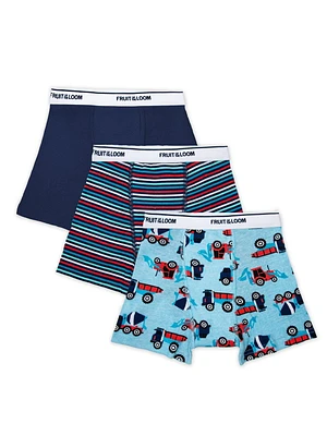 Toddler Boys' Training Boxer Briefs, Assorted 3 Pack, Size 2T -5T