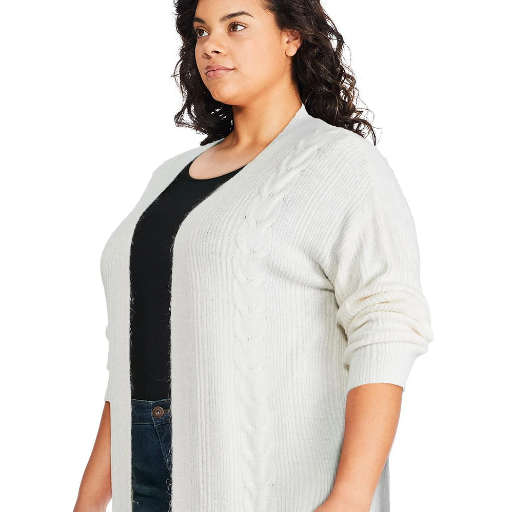 George Women's Plus Open Front Cardigan