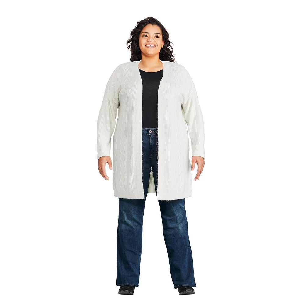 George Women's Plus Open Front Cardigan