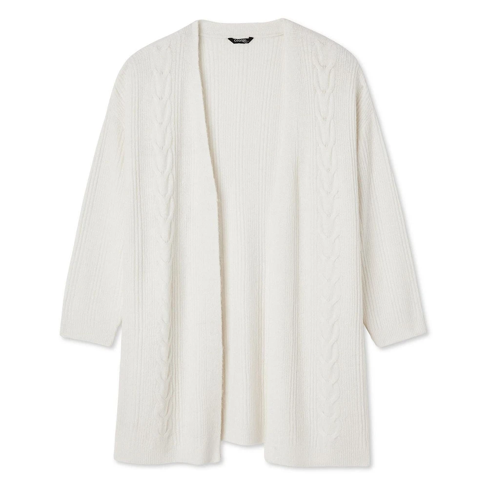 George Women's Plus Open Front Cardigan