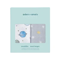 Aden + Anais™ Essentials 2-Pack Swaddles - Cotton Muslin