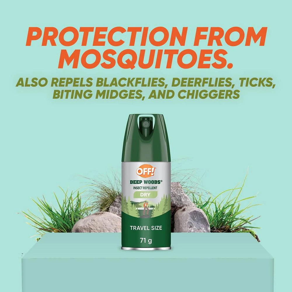 OFF! Deep Woods Insect Repellent, Dry Formula, 71g