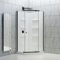 A&E Bath and Shower NEVADA-38-BLK-K Shower Kit