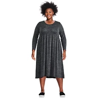 George Women's Plus Hacci Dress, Sizes 1X-4X