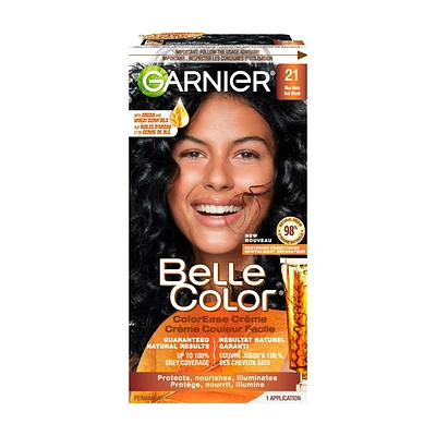 Garnier Belle Color Coloration Permanente, 560 Rouge Acajou, Couverture du Gris à 100%, Enrichi à l'Huile d'Argan - 1 Application Résultats naturels