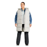 George Plus Women's Long Quilted Vest