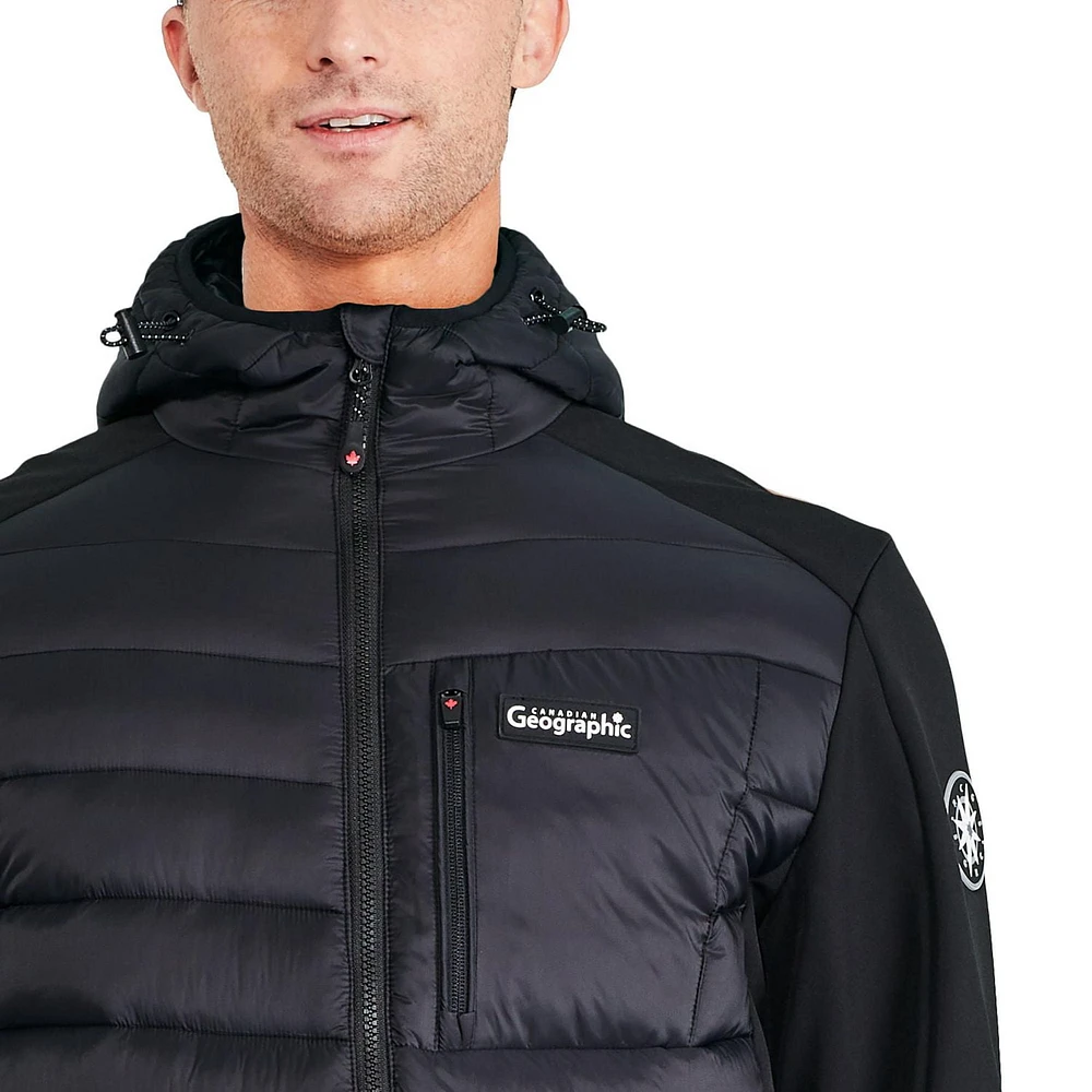 Canadiana x RCGS Men's Hybrid Puffer Jacket