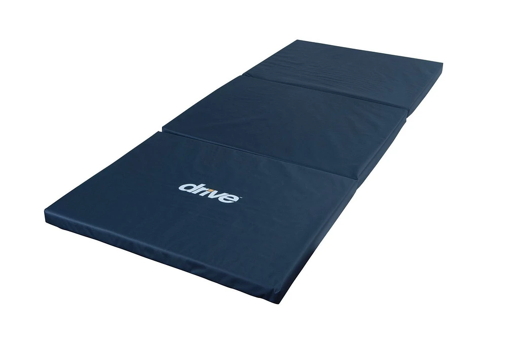 Drive Medical Blue Tri-Fold Bedside Mat