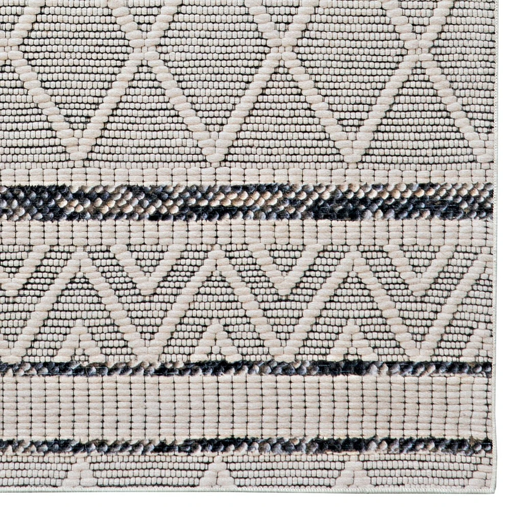 Mirage Novi Cream & Grey 2' x 3' Accent Rug