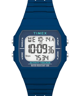 Montre Timex 40 mm suivi des pas et activités bracelet en silicone