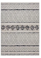 Mirage Novi Cream & Grey 2' x 3' Accent Rug