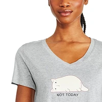 T-shirt de nuit avec imprimé graphique George pour femmes
