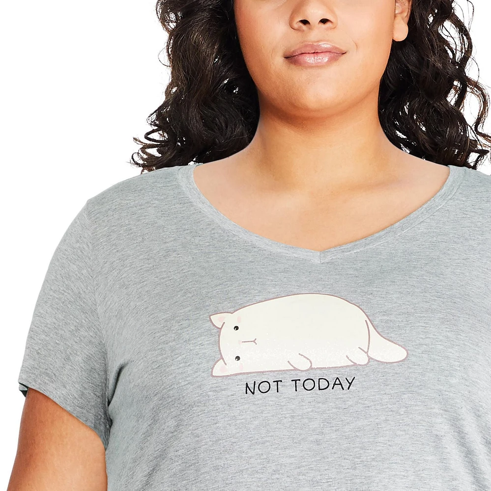 George Women's Graphic Sleep Tee
