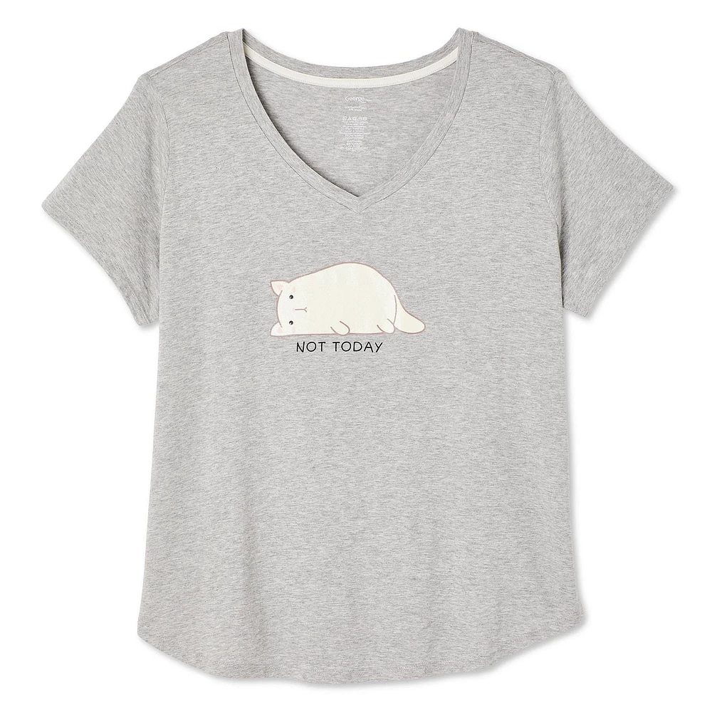 George Women's Graphic Sleep Tee