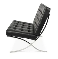 Plata Decor - Cross Lounge Chair  in Black