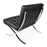 Plata Decor - Cross Lounge Chair  in Black