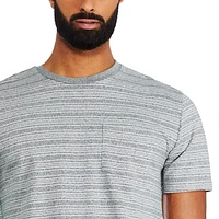 T-shirt avec poche George pour hommes Tailles P-TG