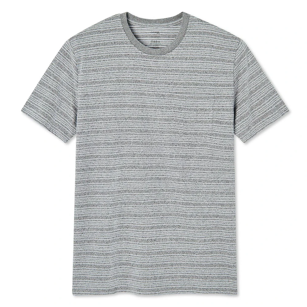 T-shirt avec poche George pour hommes Tailles P-TG