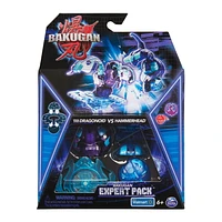 Bakugan Expert 2-Pack, Customizable Spinning Action Figures and Trading Cards, Kids Toys for Boys and Girls 6 and up (Styles May Vary)