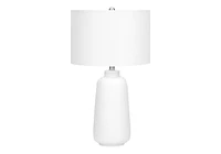 Monarch Specialties Lighting, 26"h, Table Lamp, Cream Ceramic, Ivory / Cream Shade, Modern