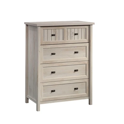 Sauder Costa 4-Drawer Chest, Chalked Chestnut, 429353