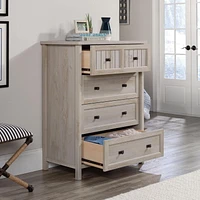 Sauder Costa 4-Drawer Chest, Chalked Chestnut, 429353