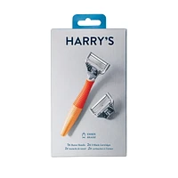 Harry's Men's Razor: 1 Ember Razor Handle + 2 Razor Blade Cartridges, 1 handle, 2 cartridges